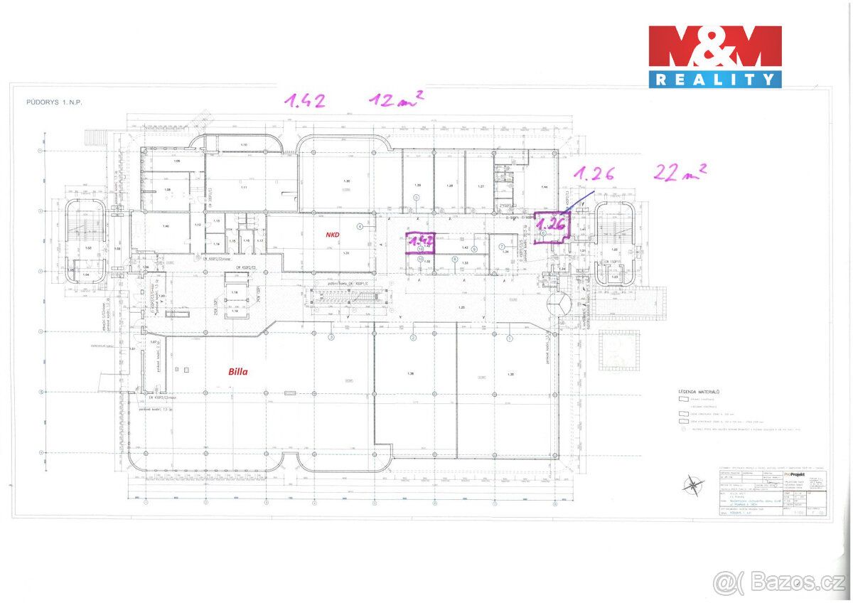 Nabízíme pronájem komerčního prostoru o velikosti 12 m², umí