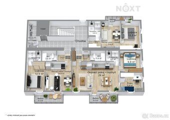 Apartmán 3+kk 57,1 m² + 4,6 m² balkon. Krušné hory - České H