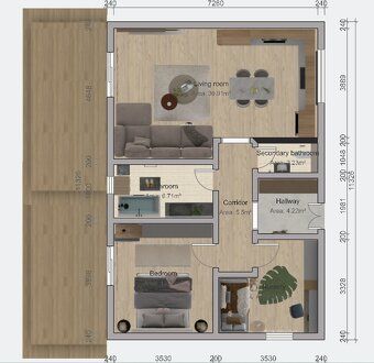 Nabízíme k výstavbě Dům 3+kk
Užitná plocha 80 m2 Typ střechy