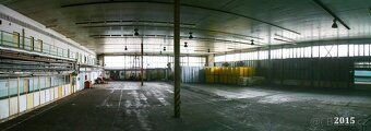 Nabízíme světlou, vjezdovou, víceúčelovou halu 2.462 m2 + zá