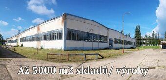 Nabízíme světlou, vjezdovou, víceúčelovou halu 2.462 m2 + zá