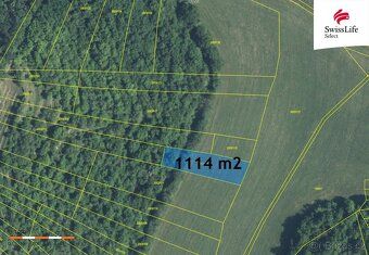 Prodej dvou spojených pozemků o celkové výměře 3394 m2. Poze