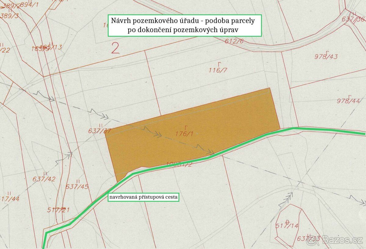 Nabízím ke koupi ornou půdu na parcele nacházející se v kata