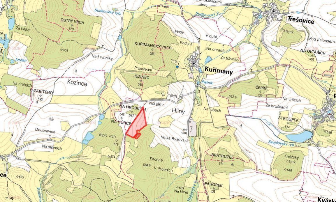 V katastrálním území Kuřimany, okres Strakonice, nabízíme k 
