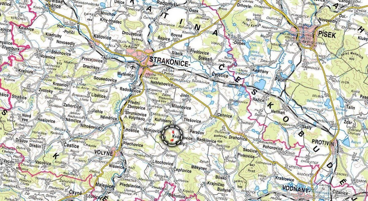 V katastrálním území Kuřimany, okres Strakonice, nabízíme k 