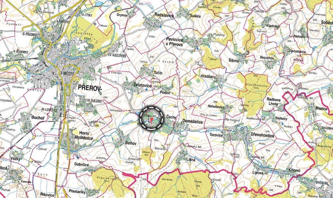 V katastrálním území Čechy, okres Přerov, nabízíme ke koupi 