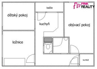 Nabízíme Vám pronájem pěkného bytu 3+1 v Hradci Králové, ul.