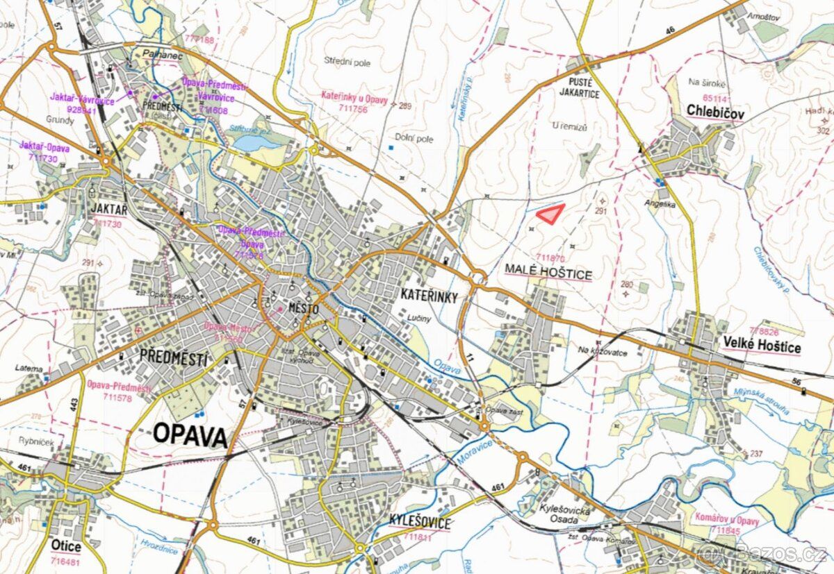 V katastrálním území Malé Hoštice, části města Opava, nabízí