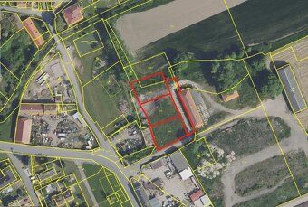 Pozemek k výstavbě RD o výměře 658m2 v obci Neškaredice, 3km