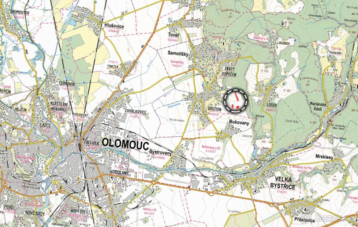 V katastrálním území Droždín v okrese Olomouc nabízím k prod
