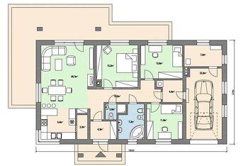 Slunný stavební pozemek 2 231 m² s možností výstavby domu 4+