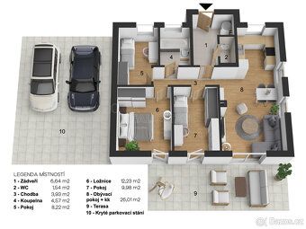 Moderní novostavba 4+kk s krbem a obří zahradou, Havířov (Pr