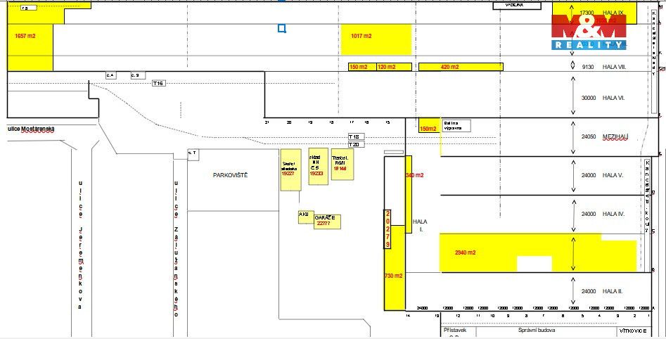 Nabízíme k pronájmu halu o rozloze 730 m² v strategickém a d