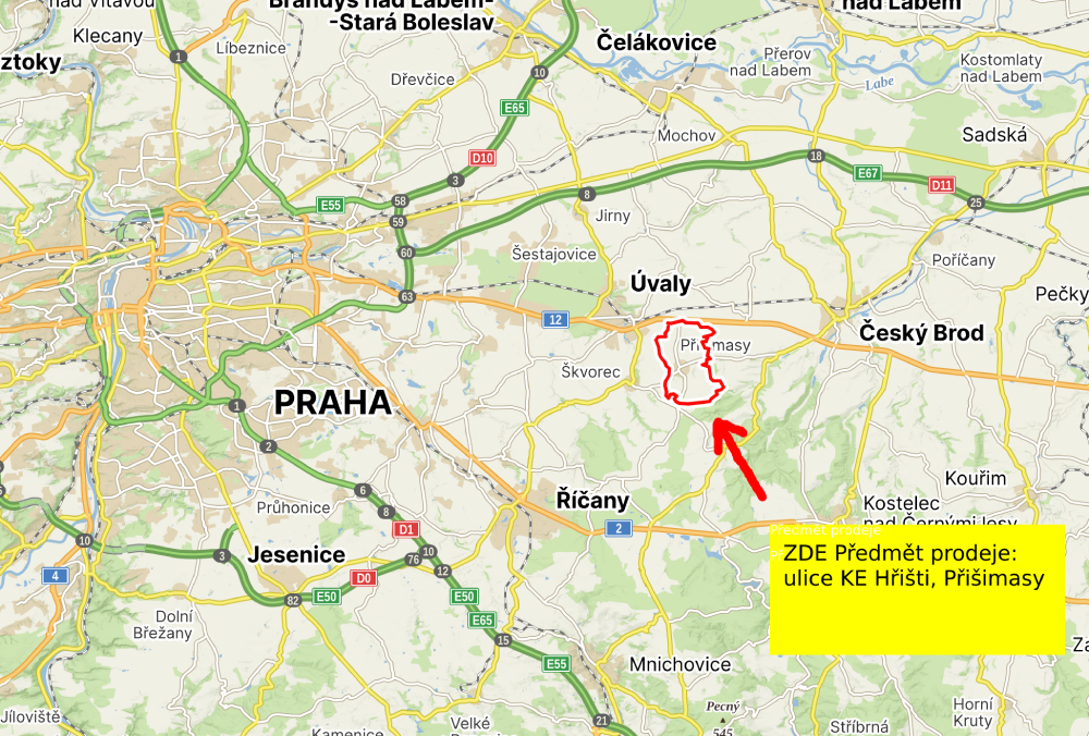 Nabízíme k prodeji stavební pozemek 14.028m2 v obci Přišimas