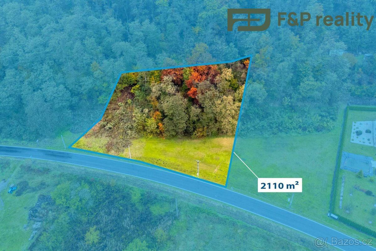 Prodej atraktivního stavebního pozemku 2002 m² – Otvovice, o