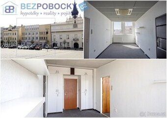 Pronájem dvojkanceláře na Havlíčkově náměstí v centru města 