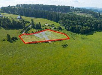 Stavební pozemek v okrese Bruntál. Detailní informace pouze 