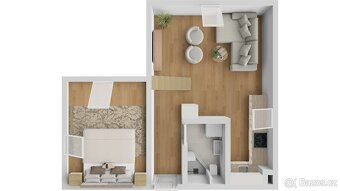 Nabízíme k prodeji byt 2+kk o výměře 42 m², který se nachází