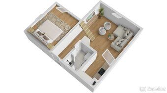 Nabízíme k prodeji byt 2+kk o výměře 42 m², který se nachází