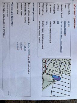 Prodám chalupu v obci Smržov, okr. Jindřichův Hradec, pozeme