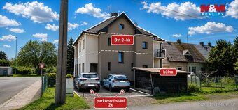 Moderně zrekonstruovaný byt 2+kk se zahradou a parkováním v 