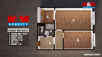 Nabízíme k prodeji světlý a příjemný byt 2+kk v klidné části