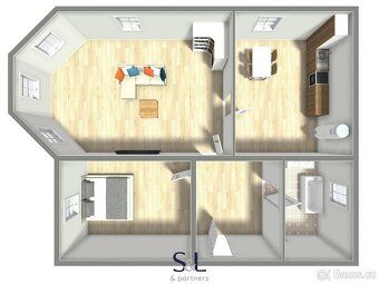 Ev.č. 01530 Nabízíme k prodeji byt o výměře 70 m² v malebné 