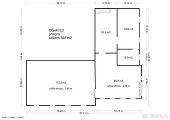 Pronájem skladu / dílny 392 m² v Heřmanově Městci (cca 10 mi