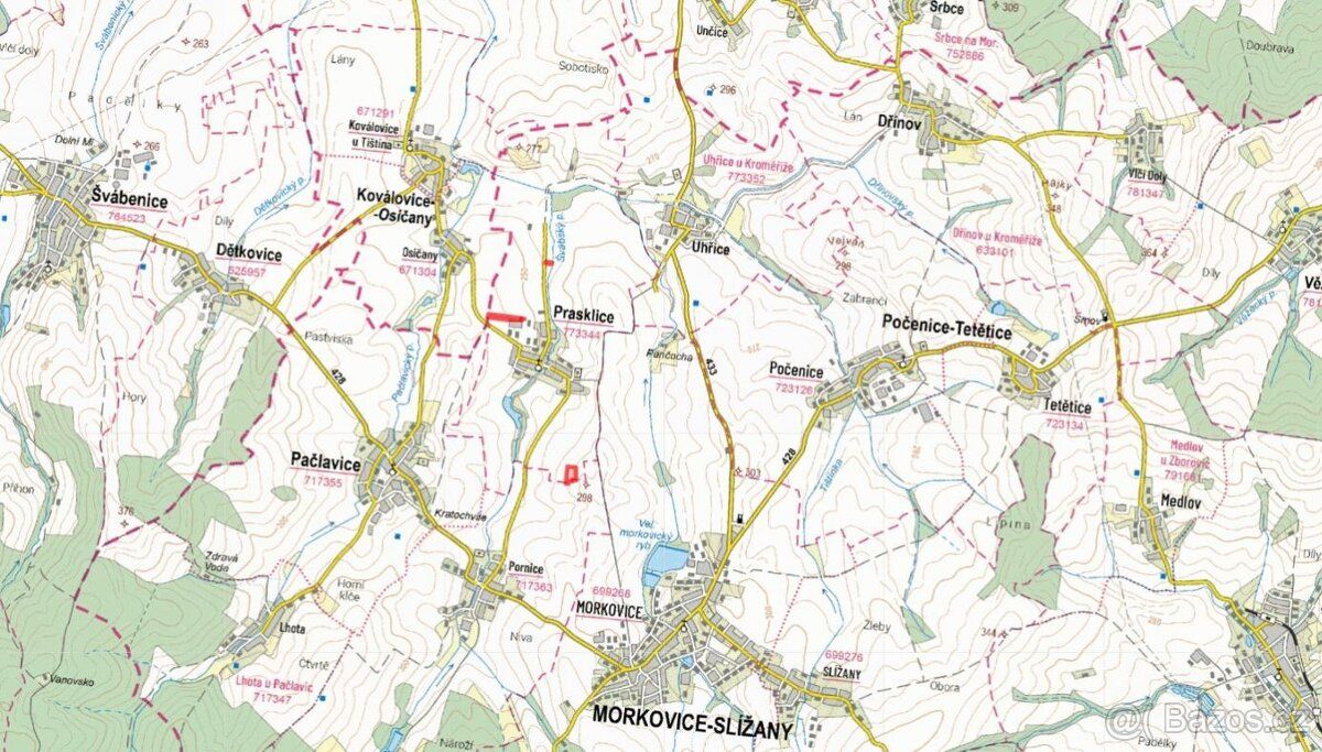 V katastrálním území Prasklice (okres Kroměříž) nabízím k pr