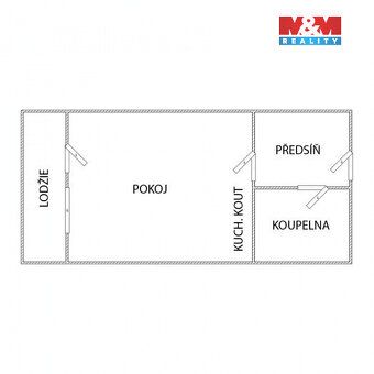 Nabízíme podnájem družstevního bytu 1+kk s balkónem v Karvin