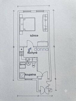 Nabízíme k pronájmu byt 1+1, 42m2, bez výtahu v ulici Lublaň