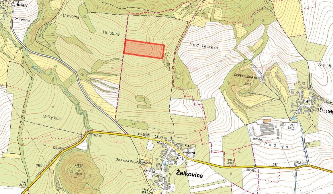 V katastrálním území Želkovice u Loun, okres Louny, nabízím 