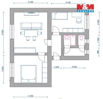 Nabízíme k prodeji byt 2+1 o podlahové ploše 63 m², umístěný