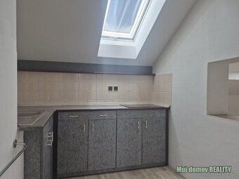 Nabízíme k pronájmu byt 1+KK o velikosti 25 m2. Částečně vyb