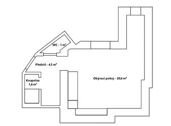 Nabízíme k prodeji náš byt 1 + kk o velikosti 28 m². Je situ