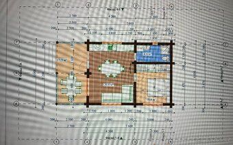 Prodám zahradní domek/srub s kulatin 20cm Vysoký 3,15m dlouh