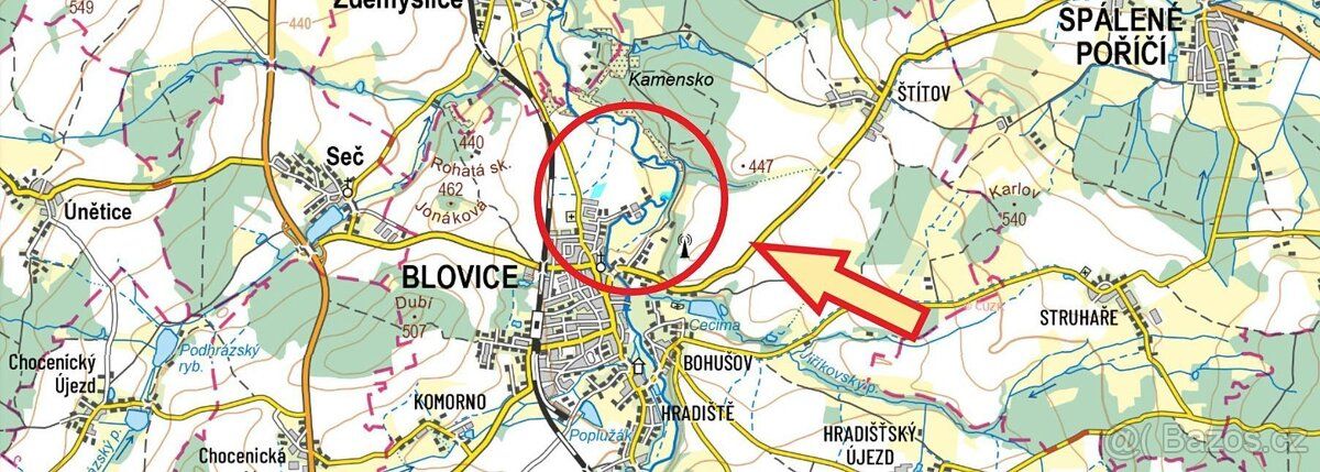 Exkluzivně Vám nabízíme pozemky v katastrálním území Blovice