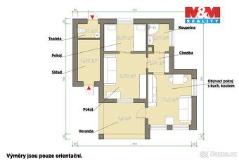 Nabízíme exkluzivně prodej chaty o zastavěné ploše 47m² v re