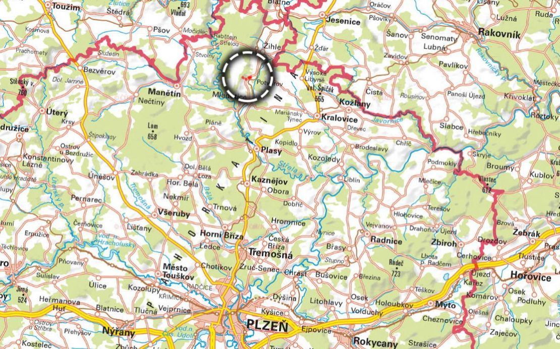 V katastrálním území Chrášťovice u Mladotic, obec Mladotice,