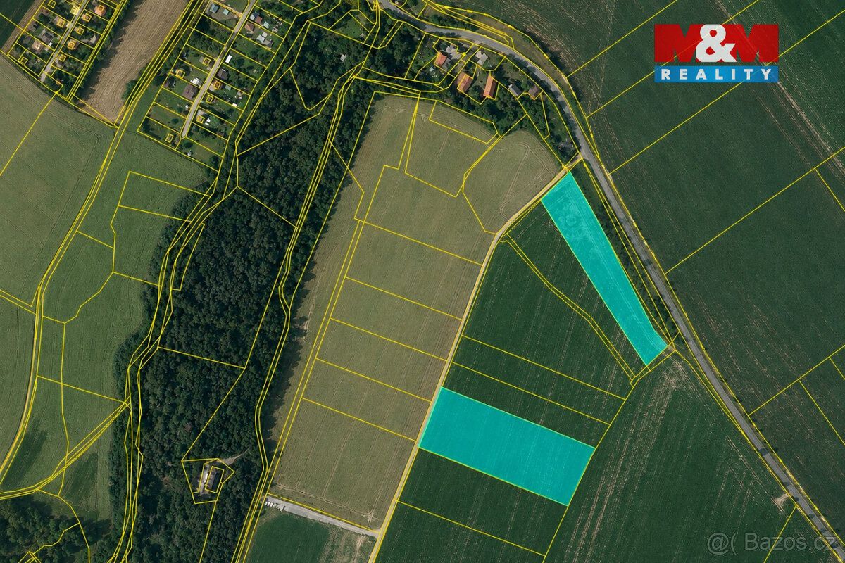 Nabízíme k prodeji soubor pozemků o celkové výměře 13 628 m²
