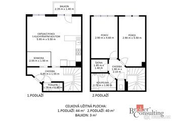 Prodej, byty/3+kk, 84 m2, Jánošíkova 837/42, Chrlice, 64300 