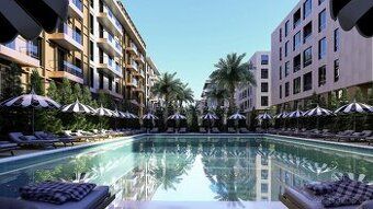 Apartmány 1+1 na první linii v projektu Palm Residence (Qerr