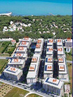 Apartmány 1+1 na první linii v projektu Palm Residence (Qerr