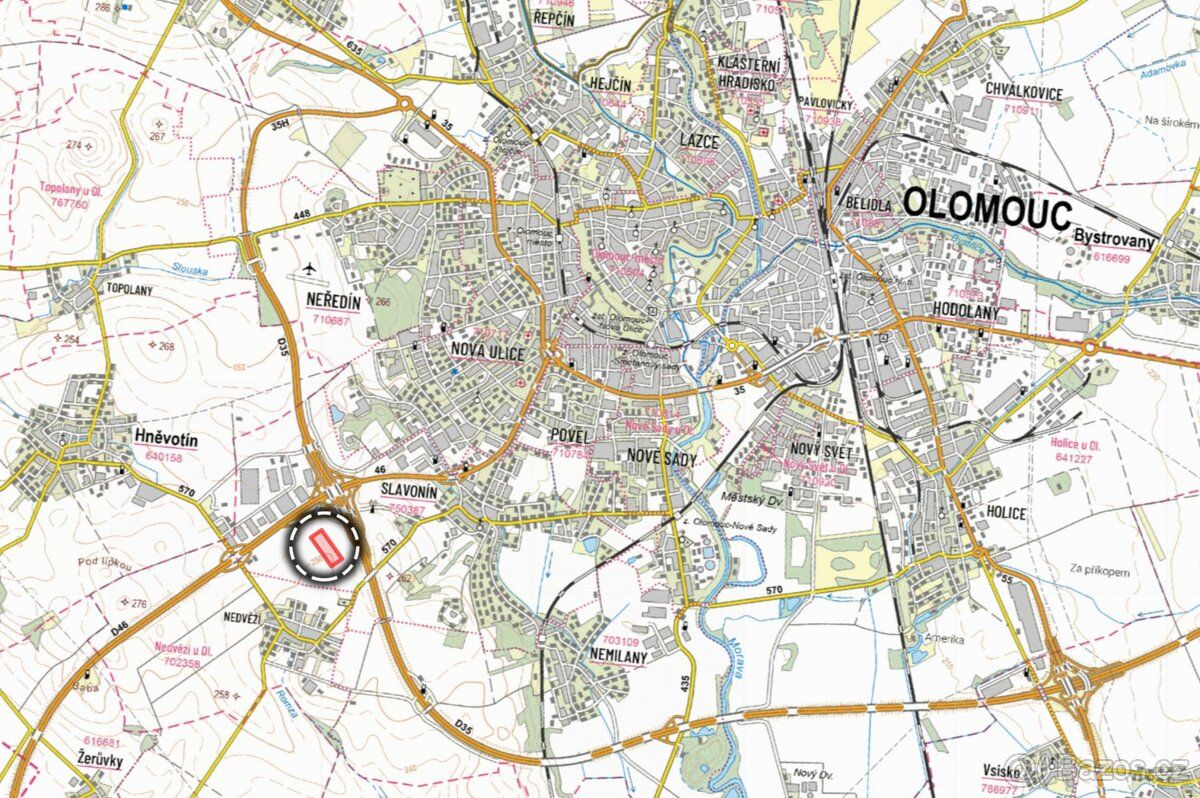 V katastrálním území Slavonín v okrese Olomouc nabízím k pro