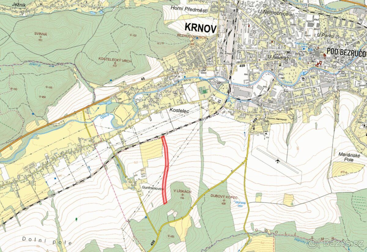 V katastrálním území Opavské Předměstí (Krnov) v okrese Brun