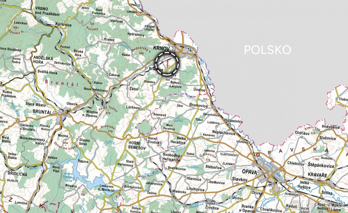 V katastrálním území Opavské Předměstí (Krnov) v okrese Brun