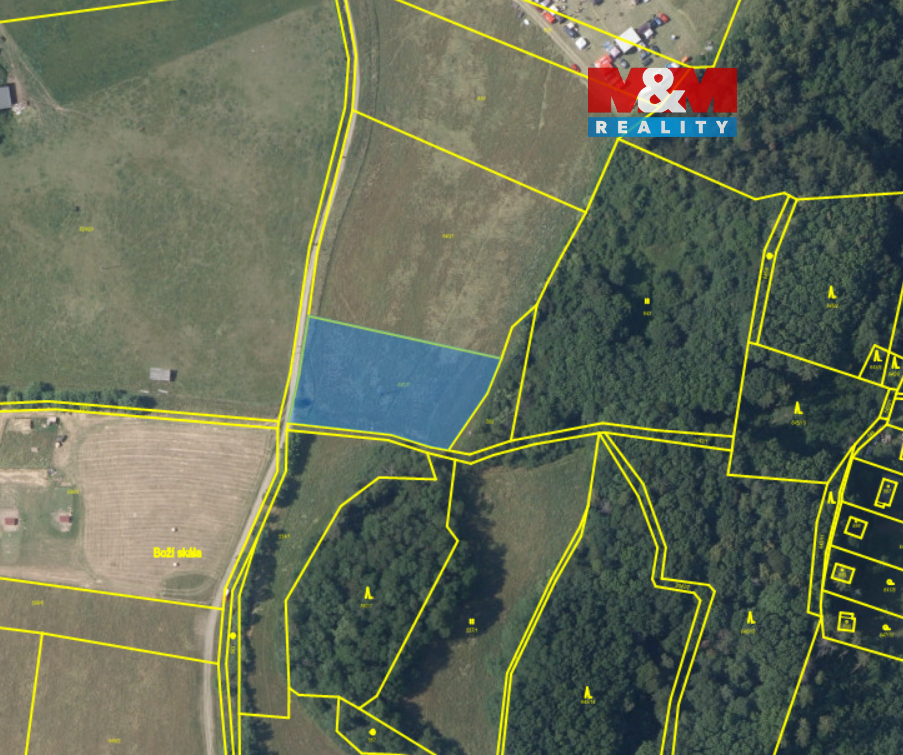 Pronájem louky 2 895 m² v k.ú. Jílové u Prahy, v klidné část