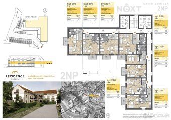 Prodej mezonetového bytu 1+kk, 43,3 m² s balkonem | Rezidenc