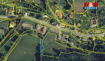 Prodej pozemku v katastru Radiměř 577 m² (trvalý travní poro