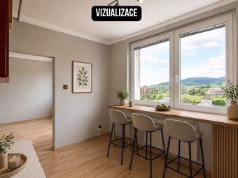 Moderní a prakticky řešený byt 2+1 v Šumperku s chytrým využ